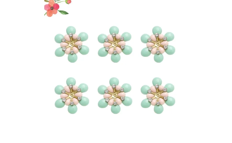 Anneome 6pcs Cell Phone Accessories Diy Headdress Accessory Crafting Supplies Manual - product information 6