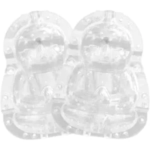 BRIGHTFUFU Plastic Fruit 2pcs Watermelon Tool Duddha Melon Tiny Growth Mold Tools Mould Buddha Adorable Shaping Transparent - product information 5