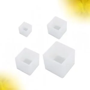 Anneome 4 Pcs Silicone Molds Diy Silicone Mold Resin Pendant Mold Resin Epoxy Mould Ornaments Crystal Epoxy - product information 1