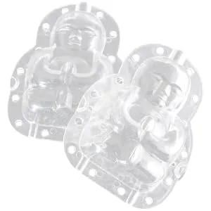 FUNOMOCYA 2pcs Vegetable Shaping Mold Clear Fruit Fruits Growth Garden Adorable Fruit Mold Cucumber Apple Pear - product information 2