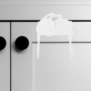 2pcs Cute Rabbit Hook Heavy Duty Clothes Hanger Hanging Towel Over The Door Hooks Drying Rack Sponge - product information 4