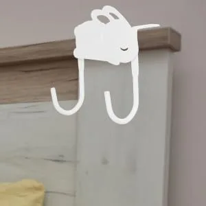 2pcs Cute Rabbit Hook Heavy Duty Clothes Hanger Hanging Towel Over The Door Hooks Drying Rack Sponge - product information 6
