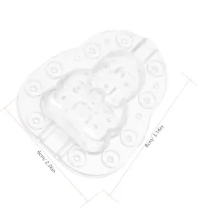 KONTONTY 3pcs Vegetable Small Mould Growth Forming Ginseng Small Fruit Plastic Gourd - product information 2