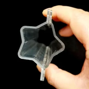 BCOATH Plastic Hearts 3pcs Vegetable Shaping Mold Pizza Accessories Cucumber Shaping Molds Vegetable Mold Shaped Flowerpot Transparent 20x5.5cm - product information 1