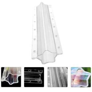 BCOATH Plastic Hearts 3pcs Vegetable Shaping Mold Pizza Accessories Cucumber Shaping Molds Vegetable Mold Shaped Flowerpot Transparent 20x5.5cm - product information 2