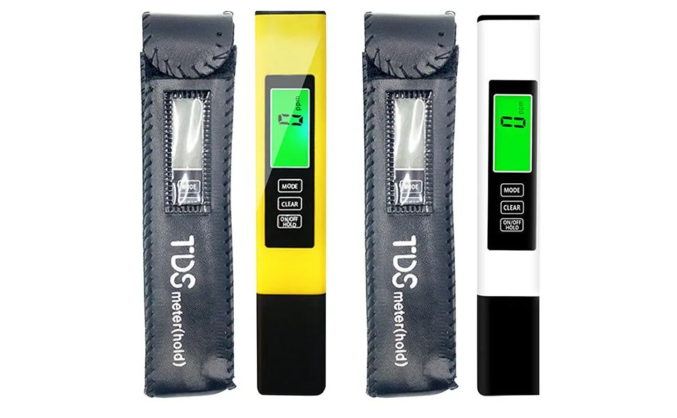 TDS Meter Digital Water Tester | Multifunctional Water Quality Tester | Multifunctional Water Quality Tester Accurate Water Test Meter for Drinking Water Aquariums White - TDS Water Tester