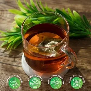 Triple Leaves Tea Super-SM Tea (20 Tea Bags) Extra Strength - Dietary Detox Tea - Benefits