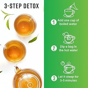 Triple Leaves Tea Super-SM Tea (20 Tea Bags) Extra Strength - Dietary Detox Tea - Directions