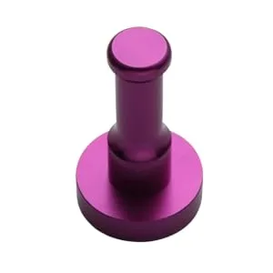 Outanaya Hanging Hangers Hook Towel Rack Clothes Rack Black Coat Hangers Wall Hanger Space Aluminum Key Chain medium Purple - product information 4