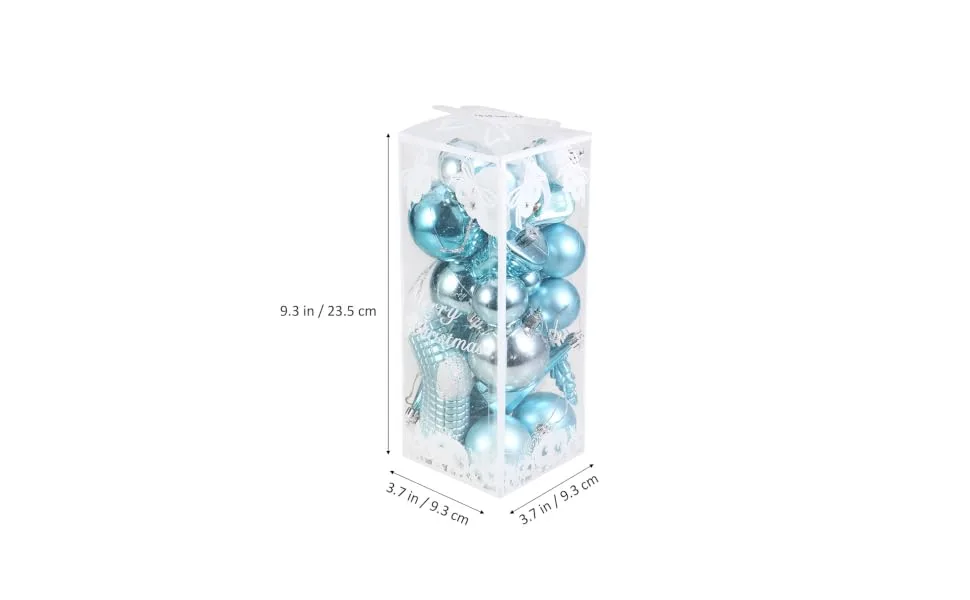RORPOIR 1 Box Christmas Pendants Pendant Baubles Balls Xmas Tree Balls Christmas Ball Toy Set Christmas Tree - product information 2
