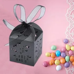 COLLBATH Little Boxes 50pcs Boxes Wedding Candy Boxes Halloween D cor Happy Candy Baptism Favor Boxes Box - product information 5