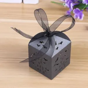 COLLBATH Little Boxes 50pcs Boxes Wedding Candy Boxes Halloween D cor Happy Candy Baptism Favor Boxes Box - product information 6