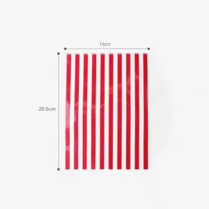 ORFOFE 150pcs Candy Bags Cellophane Treat Bags Storage Bag Christmas Candy Bag Bag Stripe Biscuit Bag - product information 2