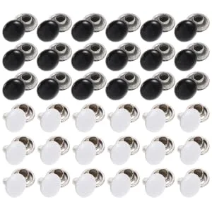 SOIMISS 100 Sets Rivet Leather Buttons Shoes Embellishment Leather Repair Studs Accessories Brass Assorted Color 1X1X1CM - product information 3
