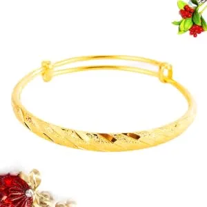 COLLBATH 1pc Bracelets Bridal Cuff Bracelet Cuff Bangle Fashion Bracelet Push and Pull Copper Bracelet Woman - product information 1