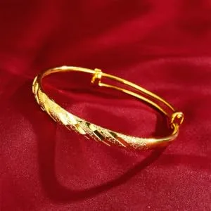 COLLBATH 1pc Bracelets Bridal Cuff Bracelet Cuff Bangle Fashion Bracelet Push and Pull Copper Bracelet Woman - product information 3