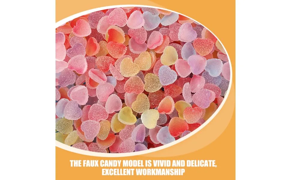 Hohopeti 50pcs Simulation Gummies Models Accessories Earrings Resin - product information 1