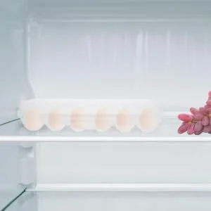 NAMOARLY 2pcs Egg Preservation Box Plastic Egg Container with Lid for Refrigerator Egg Container for Refrigerator 12 Count Egg Cartons Reusable Egg Crates Trash Can Storage Pp re-usable - product information 6