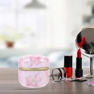 GRIRIW Mini Containers 2pcs Powder Puff Box Take a Bath Baby Storage Tank Loose Powder Containers 1 - product information 4