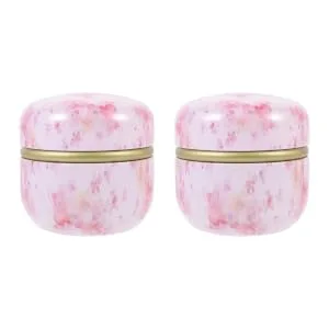 GRIRIW Mini Containers 2pcs Powder Puff Box Take a Bath Baby Storage Tank Loose Powder Containers 1 - product information 5
