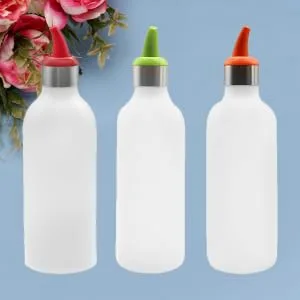 Mikinona Ketchup Dispenser Salad Dressing Container 3pcs Color Storage Kitchen Ketchup Bottle Salad Squeeze Random re-usable - product information 5