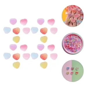 GLSTOY 60pcs Simulation Gummies Candies Bar Props Multi-Function Candies Model Educational Candies Model Tabletop Fake Candies Desktop Candies Model Small Candies Model Tabletop Candies 1 - product information 3