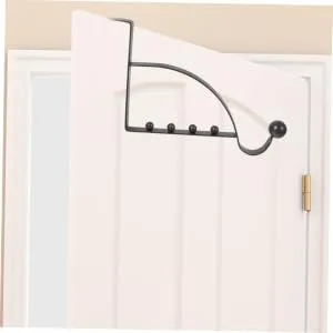 BUGUUYO 2pcs Storage Hook Behind The Door Heavy Duty Hangers Bathroom Door Hook Door Hanger Hook for Bag Hat - product information 3