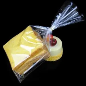 Gatuida 80pcs 30 Transparent Candy Bags Small Holder Keychain Bag of Candy Clear Packing Bag Egg Roll - product information 5