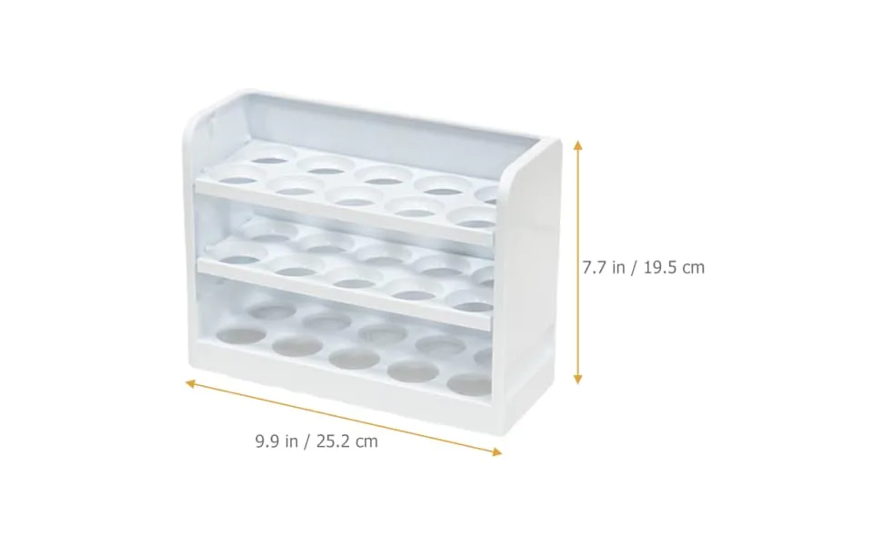 FUNOMOCYA Egg Storage Box Clear Stand Egg Tray for Refrigerator Household Egg Organizer Dedicated Fresh Box - product information 4