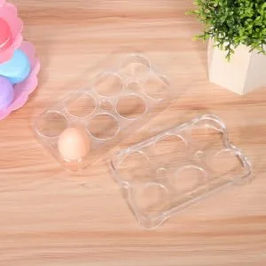 RORPOIR 2pcs Fridge Eggs Egg Holder Refrigerator Kitchen Egg Holder Egg Racks Egg Tray Storage Box No Cover - product information 5