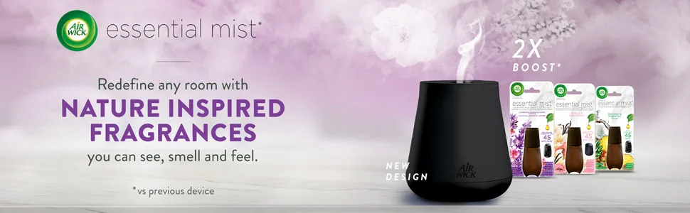 Air Wick Essential Oils Diffuser Mist Refill, Mandarin & Sweet Orange, 1ct, Air Freshener - Essential Mist Diffuser