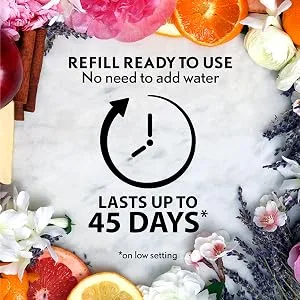 Air Wick Essential Oils Diffuser Mist Refill, Fresh Water Breeze, 1ct, Air Freshener - 45 days refills