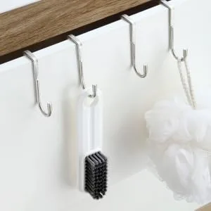 CHILDWEET Stainless Steel Hooks 3pcs Wall Hanger Hooks Key Hanger Wall Clothes Rack Bathroom Hangers Wall Hook Ordinary 7.5X6.5CM Silver - product information 3
