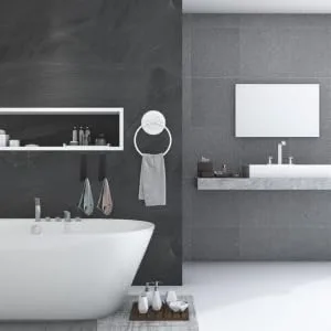 Hoement 2pcs No Punching Hook Shower Towel Hooks Over Door Hooks for Bathroom Storage Hooks Stainless Steel 18X4.2CM Black2 - product information 6