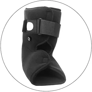Air Walking Boot Fracture Boot Short Walker Protective Boot Fits Left or Right Foot Ankle for Injuries Fractures Sprains Black M Medium - air Walker boot