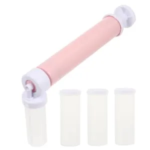 VINTORKY 1 Set Cake Duster Decor Desserts Glitter Sprayer Cupcake Coloring Spray Hand Sprayer Pink Plastic Pp Pink 25X11.6X3.8CM - product information 1