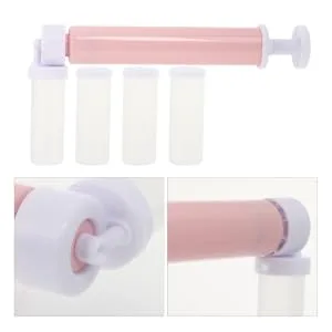 VINTORKY 1 Set Cake Duster Decor Desserts Glitter Sprayer Cupcake Coloring Spray Hand Sprayer Pink Plastic Pp Pink 25X11.6X3.8CM - product information 4