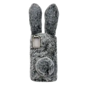 BRIGHTFUFU S20 Phone Case Phone Case Plush Case for S20 Phone Cover for S20 Rabbit Shell S23 S20 Shell Samsung Galaxy S20 Dark Grey - product information 1