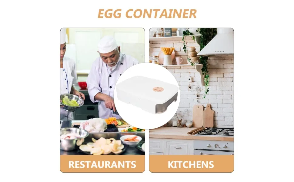 RORPOIR Box Refrigerator Egg Carton Eggs Egg Storage Container for Refrigerator Egg Tray Container Automatic - product information 3