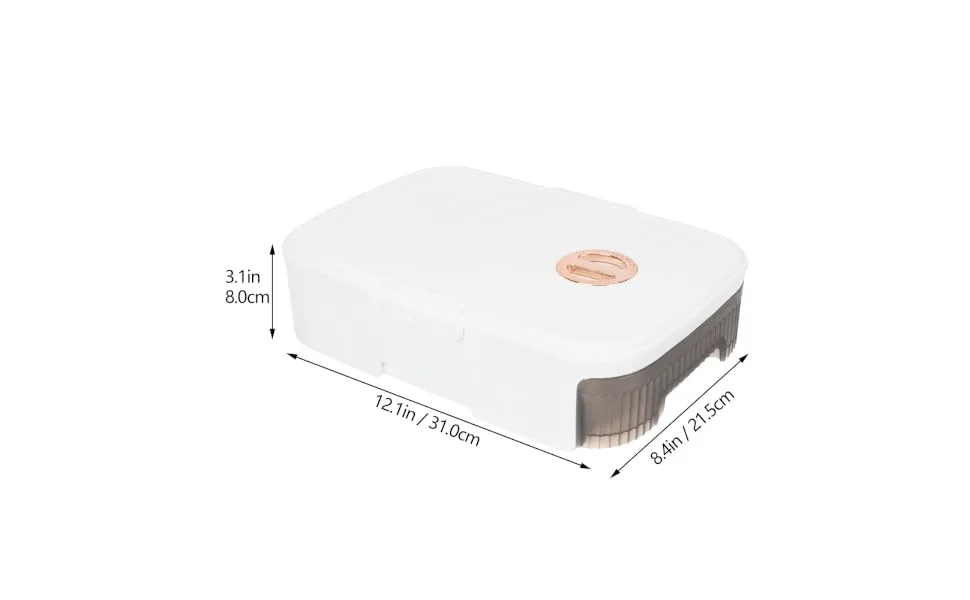 RORPOIR Box Refrigerator Egg Carton Eggs Egg Storage Container for Refrigerator Egg Tray Container Automatic - product information 4