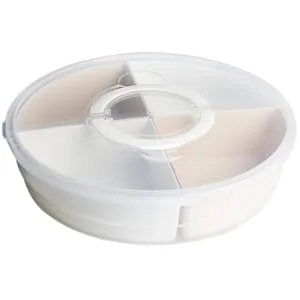Outanaya Snack Storage Nuts Container Dried Fruit Tray Fruit Serving Tray for Parties Pp - product information 2