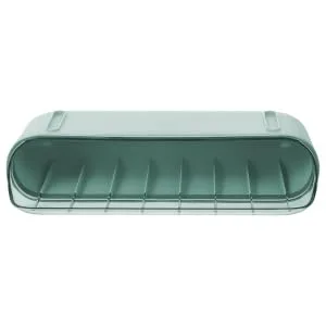 KOMBIUDA 1 PC Slide Egg Collection bandejas para comida Household Egg Organizer Double Layer Food Container Green 28.5X15CM - product information 1