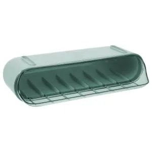 RORPOIR Deviled Egg Holder 1 Pc Slide Egg Collection 2 Tier Tray Refrigerator Egg Tray Double Layer Food Container Vegetable Green 28.5X15CM - product information 2