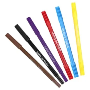 Hoement 6pcs Biscuits Decor Cake Boxes Edible Marker Cake Coloring Markers Edible Pigment Pens Plastic - product information 4