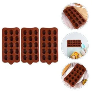 FUNOMOCYA 3pcs Crown Silicone Mold Silicone Molds Baking Cake Molds Candy Making Mold Mousse Chocolate Mold - product information 1