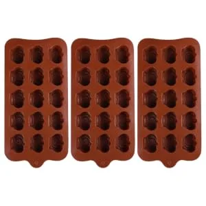FUNOMOCYA 3pcs Crown Silicone Mold Silicone Molds Baking Cake Molds Candy Making Mold Mousse Chocolate Mold - product information 4