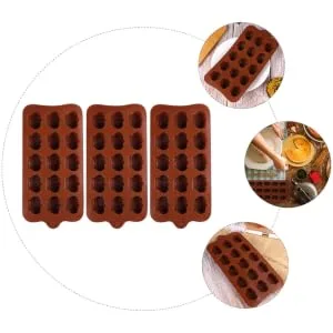 FUNOMOCYA 3pcs Crown Silicone Mold Silicone Molds Baking Cake Molds Candy Making Mold Mousse Chocolate Mold - product information 6