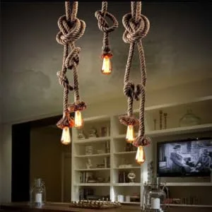 SEWOART Vintage Chandelier Vintage Ceiling Light Pendant Light Kit Hanging Lamp Ceiling Lamp Suite Rural As Shown Size 2 - product information 4