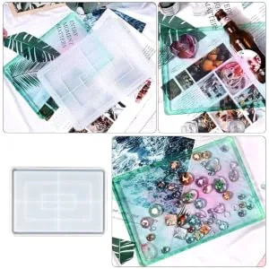 Tray DIY Coaster Mold- You can Work with DIY to Increase ' s Hands- on Ability. Silicone Tray Molds - product information 4