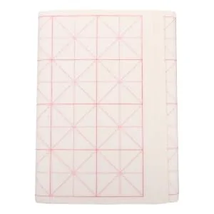 SEWOART 100pcs Grid Rice Paper Calligraphy Supplies X32 Four Feet - product information 1